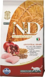 Farmina N&D low grain adult su vi&scaron;tiena ir granatais, 0.3 kg