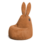 Vaiki&scaron;ka sėdmai&scaron;io kėdė Qubo Baby Rabbit Caramel &ndash; veliūras, prakti&scaron;ka, ruda