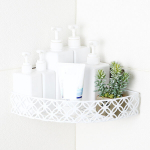 1 vnt. Prie Sienos Kabinama Vonios Lentyna, Kampinė., Baltas