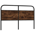 Galvūgalis, dūminio ąžuolo spalvos, 150 cm, plienas ir mediena