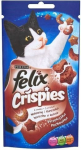 Felix Crispies kačių skanėstai su jautiena ir vi&scaron;tiena 45g