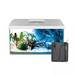 Akvariumas Aquael Leddy 75 Day&Night Biofs 2.0 105 L, baltas, su įranga