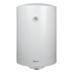 Elektrinis kaupiamasis vandens &scaron;ildytuvas Midea D80-15F6, 80 l, baltas