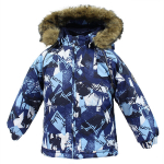 Huppa Vaikų žieminė striukė VIRGO, navy pattern, 80