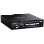 Valdomas 10G SFP+ jungiklis - TRENDnet - TL2-F7120 - 12 prievadai - Perjungimas 240 Gbit/s - Pluo&scaron;tinės optikos moduliai
