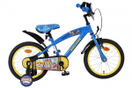 Vaiki&scaron;kas dviratis Paw Patrol Rubble & Crew 16", mėlynas