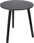 Kavos staliukas taburetė juoda MDF 40x41cm ZUZU 1vnt.