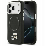 Karl Lagerfeld KARL LAGERFELD dėklas, skirtas IPHONE 17 Pro Max, suderinamas su MagSafe KLHMP17XPSMLRKCK (PU KC kontakta