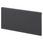 Radiatorius Mexen CV11, 400 x 400 mm, pajungimas i&scaron; apačios, 259 W, antracito