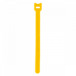 Daugiafunkciniai Velcro tvirtinimo dirželiai Bradas TC, 12 x 200 mm, 10 vnt, yellow