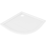 Du&scaron;o padėklas Mexen Flow Slim, pusapvalis, 90 x 90 cm, White gloss