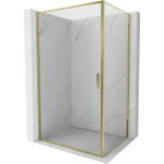 Du&scaron;o kabina Mexen Exo, varstomos durys, 70 x 85 cm, transparent/gold