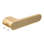 Vidaus durų rankena Kuchinox SALIDA, KSD_G00A, Brushed gold