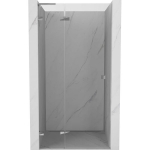 Du&scaron;o durys Mexen Lunar L, kairė, 120 cm, transparent/chrome