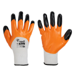 Apsauginės darbo pir&scaron;tinės Bradas NITROX CLAW FULL, 10 dydis, 6 vnt.