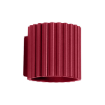 Sollux Lighting sieninis &scaron;viestuvas Aura, bordo spalvos