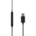C220 į ausis įdedamos ausinės STREETZ, 3-mygtukai, USB-C, juodos / C220-BLK / 6612109