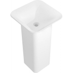 Konglomerato laisvai pastatomas praustuvas Mexen Ria, 45 x 45 cm, White matt