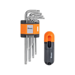 TORX T-rankena ilgos rakto komplektas T10&ndash;T50, 9 vnt. &ndash; Bradas
