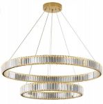 Led Pakabinamas &Scaron;viestuvas Bohemia 80/40cm, 40w, Kri&scaron;tolas, Žalvaris