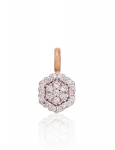 Auksinis pakabukas su deimantais Diamond Sky "Diamond Flower"