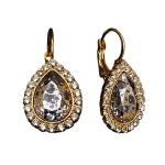Auskarai moterims DiamondSky &bdquo;Celestial Drop (Rose Patina)&ldquo; su Swarovski kristalais