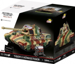 Konstrukciniai "tiger Ii Konigstiger" blokeliai, 11170 detalių