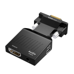 VGA į HDMI adapteris su garso kabeliu, PC ir laptopui