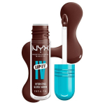 NYX Professional Makeup, Lūpų IV, Blizgesys, iki 12h drėkinimo, labai pigmentuotas, blizgus finis, Mocha Me Wet