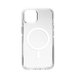 Puro Lite Mag Pro MagSafe silikoninis dėklas iPhone 15 telefonui - transparentinis