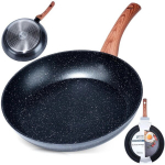 Vilde Black&wood keptuvė, 28 cm, granito danga, visoms viryklėms