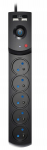 Apsauginis filtras su Usb, 5 lizdai, 5m laidas, juodas
