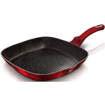 Berlinger Haus grilio keptuvė Metallic Line Burgundy Edition BH/1271N, raudona/juoda, 28 cm