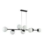 Pakabinamas &scaron;viestuvas E27 Bali 120 cm x8, juodas