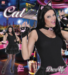 Soft pink CAT SET" (ears, choker, gloves)