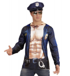 POLICE OFFICER (photorealistic sublimation printed long sleeve T-shirt)