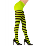 GREEN/BLACK STRIPED PANTYHOSE 70 DEN