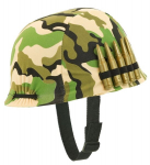 SOLDIER HELMET WITH BULLETS