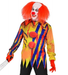 HORROR CLOWN (photorealistic sublimation printed long sleeve T-shirt)
