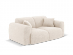 Micadoni Nolio 2 vietų sofa, &scaron;viesiai smėlinės spalvos &scaron;enilis