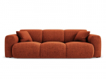 Trivietė sofa Micadoni Nolio, Terracotta