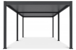 Pavėsinė Pergola DELUXE AUTOMATIC 3.6x7.2 su LED, Anthracite