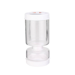 Stiklinis marinuotų agurkų indas su koto ir filtru, 34 oz