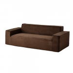 Sofa, 2110 mm moderni veliūrinė sofa, 97x211x73 cm, ruda