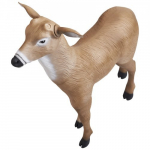 Elnių muliažas, 102x37x116 cm, ruda, HDPE medžiaga