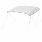 Valties biminio stogo keičiamas tentas 244x246-262 cm &scaron;viesiai pilkas, poliesteris