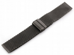 Pacific 12 grafitinė metalinė apyrankė 22mm su graviravimu