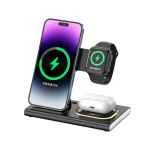Suderinamas su Įkrovimo stotelė iPhone, Apple Watch ir AirPods, 3 in 1