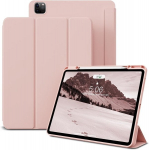 Apsauginis Dėklas Ipad Air 13 Colių (2024 M2) / Pro 12,9 Colių (2022/2021) Su Laikikliu Kvtvou Rožinis