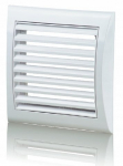 Ventiliacijos grotelės 154x150mm baltos Mw103